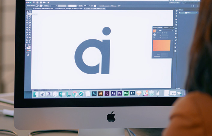 actimage design graphisme logo couleur photoshop illustrator