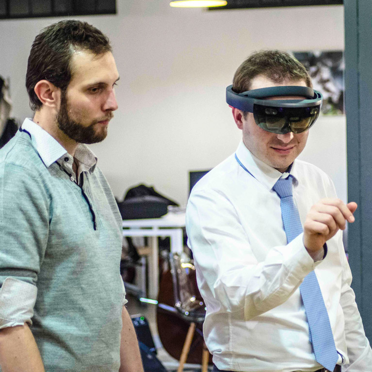 Actimage innovation hololens technologie VR MR virtuelle test directeur