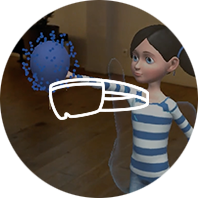 Application de réalité augmentée Hololens - Pop balloons Hol'Autisme